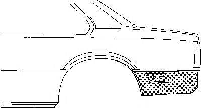 VAN WEZEL 3760133 Боковина