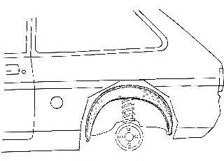 VAN WEZEL 3770446 Колісна ніша