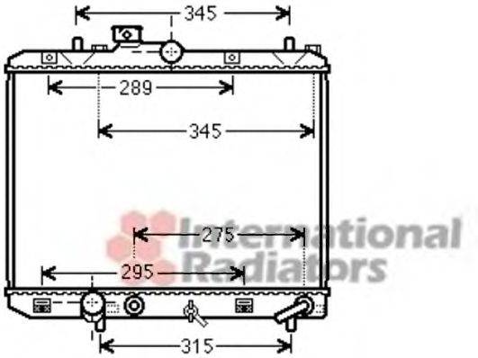 VAN WEZEL 52002112 Радіатор, охолодження двигуна