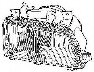 VAN WEZEL 4046944V Основна фара