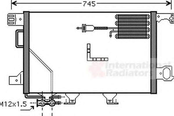 VAN WEZEL 30005361 Конденсатор, кондиціонер