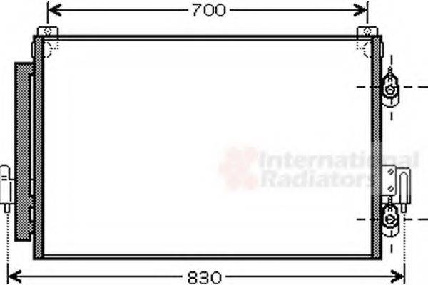 VAN WEZEL 32005178 Конденсатор, кондиціонер