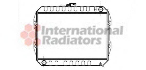 VAN WEZEL 58002090 Радіатор, охолодження двигуна