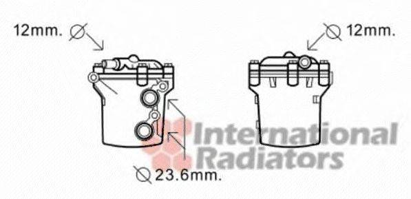 VAN WEZEL 30003541 масляний радіатор, моторне масло