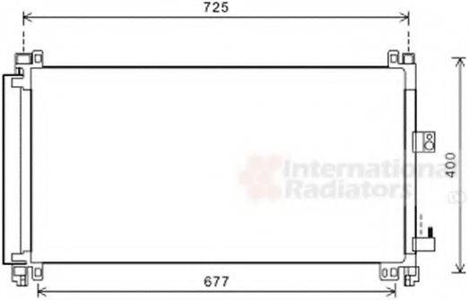 VAN WEZEL 09005273 Конденсатор, кондиціонер