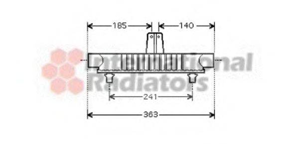 VAN WEZEL 40003283 масляний радіатор, моторне масло