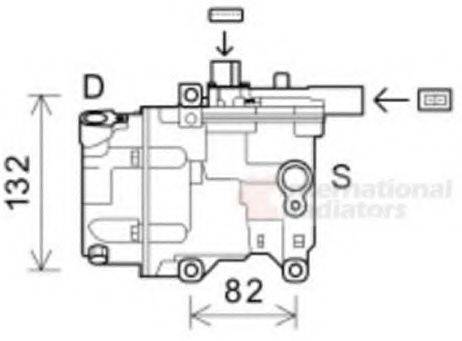 VAN WEZEL 5300K583 Компресор, кондиціонер