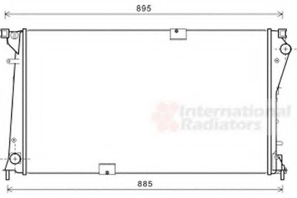 VAN WEZEL 43002490 Радіатор, охолодження двигуна