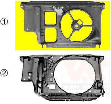 VAN WEZEL 4028667 Облицювання передка