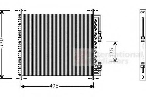 VAN WEZEL 01005064 Конденсатор, кондиціонер