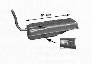 VAN WEZEL 5820082 Паливний бак