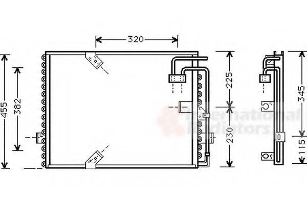 VAN WEZEL 06005187 Конденсатор, кондиціонер