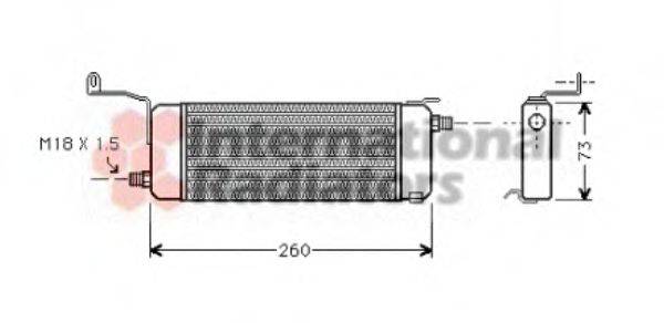 VAN WEZEL 37003258 масляний радіатор, моторне масло