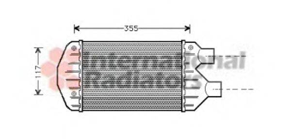 VAN WEZEL 17004267 Інтеркулер