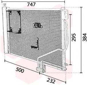 VAN WEZEL 30015298 Конденсатор, кондиціонер