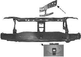 VAN WEZEL 4339678 Облицювання передка