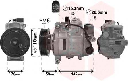 VAN WEZEL 0300K380 Компресор, кондиціонер