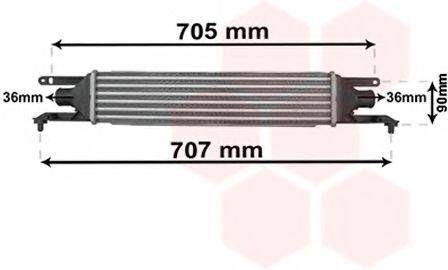 VAN WEZEL 17004319 Інтеркулер