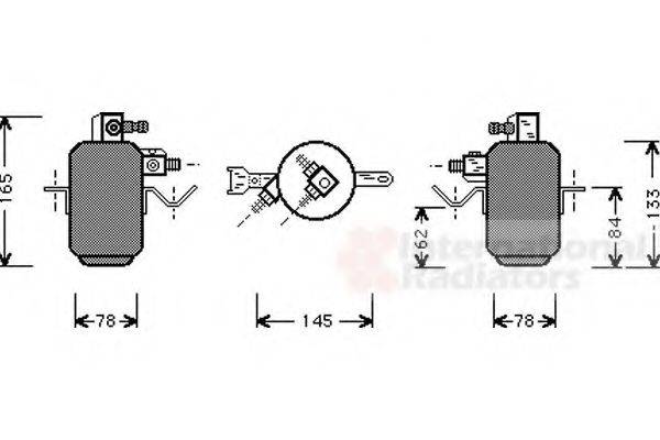 VAN WEZEL 3000D003 Осушувач, кондиціонер