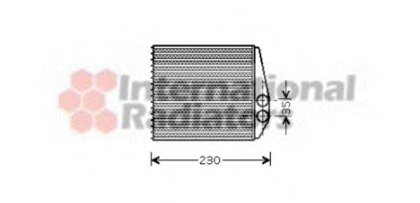 VAN WEZEL 37006355 Теплообмінник, опалення салону