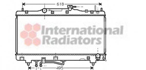 VAN WEZEL 53002316 Радіатор, охолодження двигуна