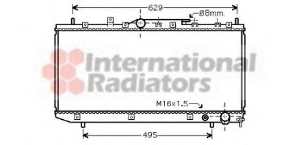 VAN WEZEL 53002324 Радіатор, охолодження двигуна