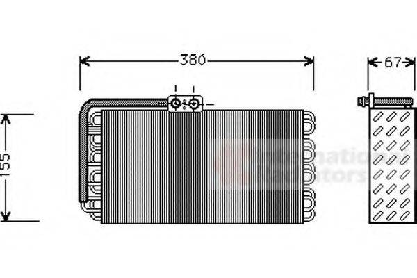 VAN WEZEL 7400V027 Випарник, кондиціонер