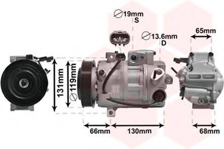 VAN WEZEL 8200K340 Компресор, кондиціонер