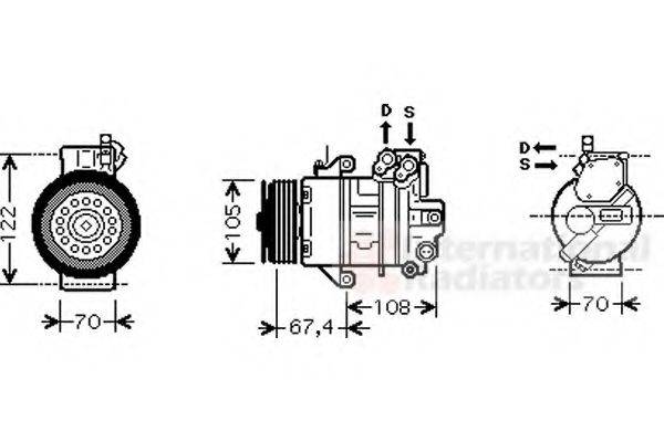 VAN WEZEL 2900K009 Компресор, кондиціонер