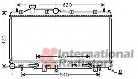 VAN WEZEL 51002066 Радіатор, охолодження двигуна