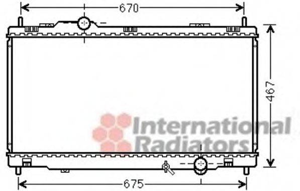 VAN WEZEL 53002495 Радіатор, охолодження двигуна