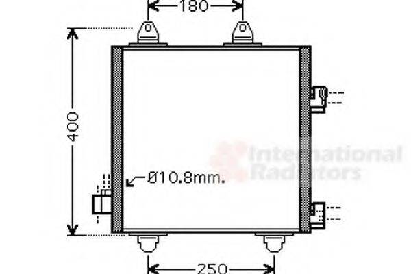 VAN WEZEL 53005414 Конденсатор, кондиціонер