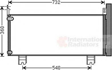 VAN WEZEL 53005660 Конденсатор, кондиціонер