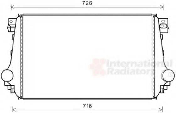 VAN WEZEL 58004368 Інтеркулер