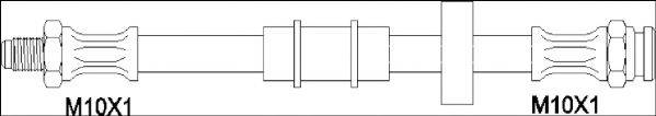 WOKING G190311 Гальмівний шланг