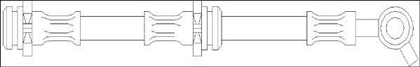 WOKING G193300 Гальмівний шланг