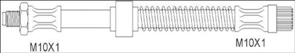 WOKING G194000 Гальмівний шланг