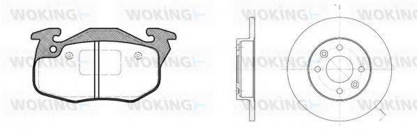 WOKING 8092308 Комплект гальм, дисковий гальмівний механізм