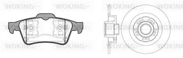 WOKING 8942300 Комплект гальм, дисковий гальмівний механізм
