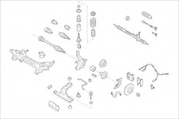 MONROE MO02912VA Підвіска колеса