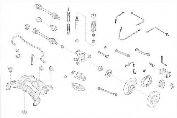 MONROE MO07832HA Підвіска колеса