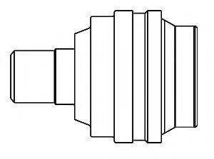 GSP 661021 Шарнірний комплект, приводний вал