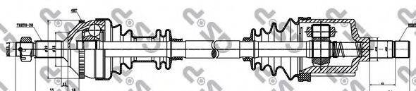 GSP 210071 Приводний вал