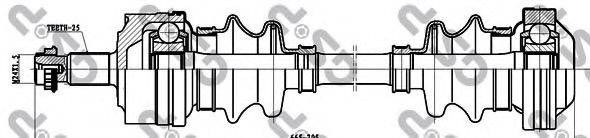 GSP 235001 Приводний вал