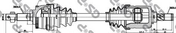 GSP 241025 Приводний вал