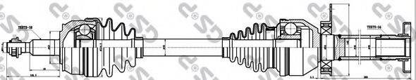 GSP 261140 Приводний вал
