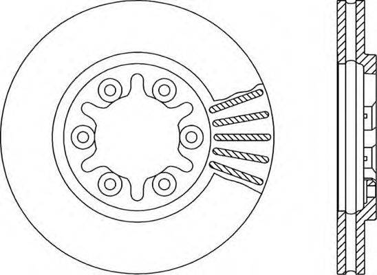 OPEN PARTS BDR137820 гальмівний диск