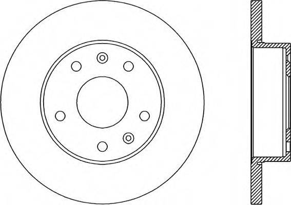 OPEN PARTS BDR185310 гальмівний диск