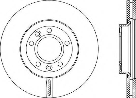 OPEN PARTS BDR215820 гальмівний диск