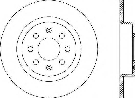 OPEN PARTS BDR224910 гальмівний диск